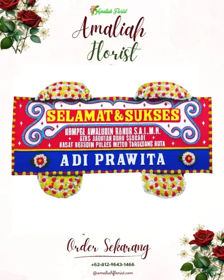 Papan Bunga Ucapan Selamat Kusipan Babas