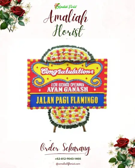 Sewa Papan Bunga Kusipan Babas